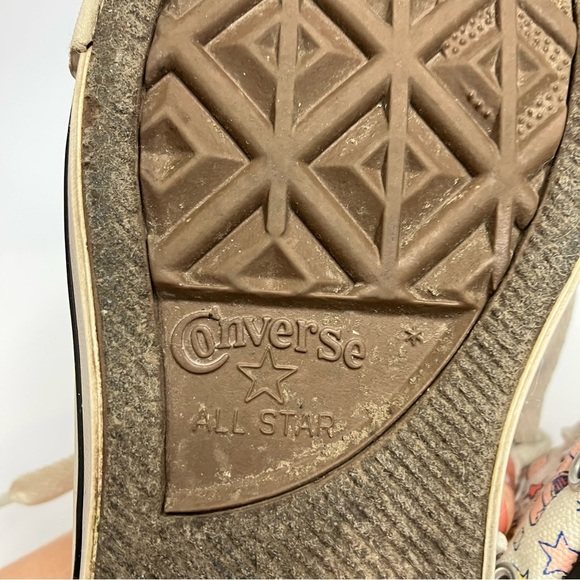 Converse all star Rainbow castles low top sneakers white pink girls size 12 - Picture 7 of 8